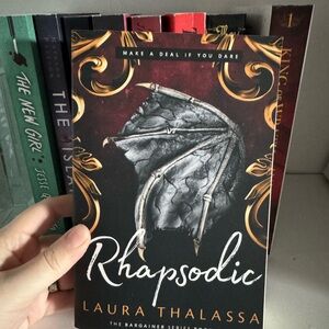 Rhapsodic by Laura Thalassa - Black & Gold Paperback